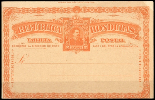 1891, Honduras, P 9, Brief