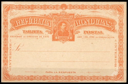 1891, Honduras, P 11, Brief