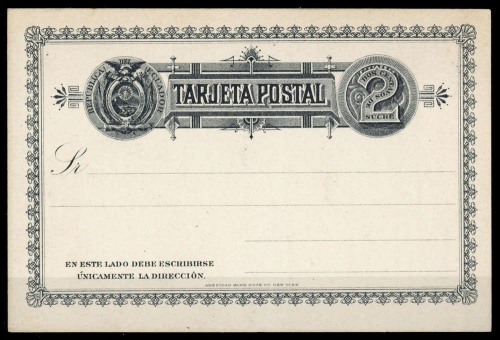 1885, Ecuador, P 8, Brief