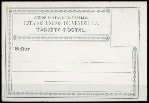 1880, Venezuela, P, Brief