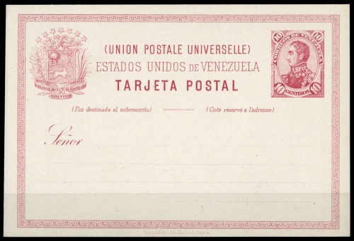 1893, Venezuela, P 8 a, Brief