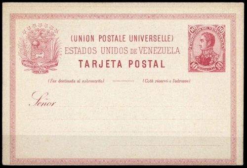 1893, Venezuela, P 8 a, Brief