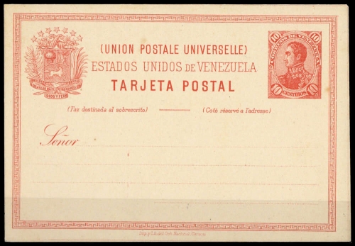 1893, Venezuela, P 8 b, Brief
