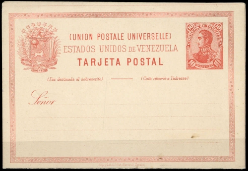 1893, Venezuela, P 9, Brief