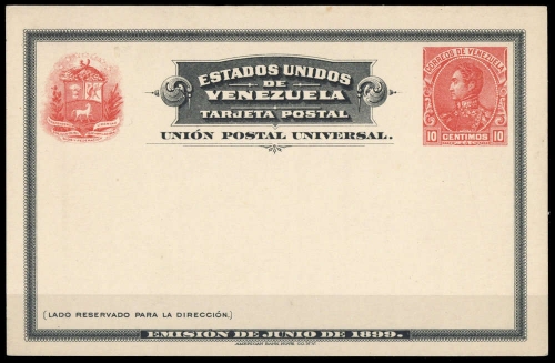 1899, Venezuela, P 10 I, Brief
