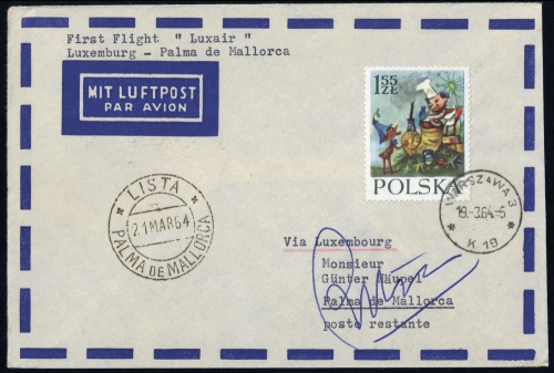 1964, Polen, 1367, Brief