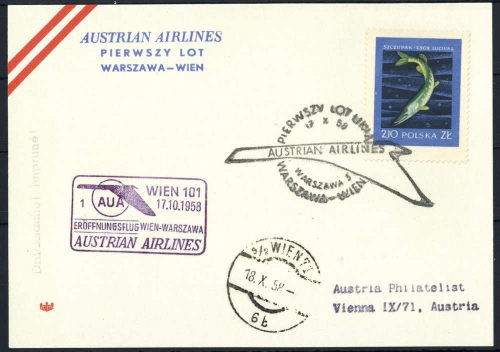 1958, Polen, 1053, Brief