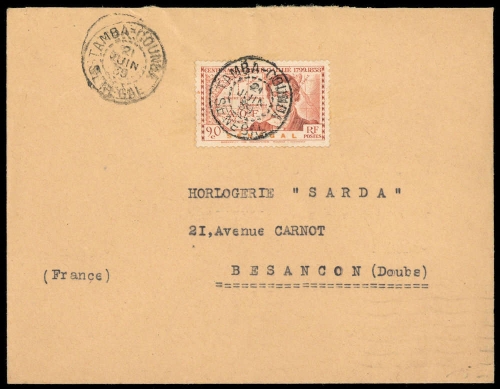 1939, Senegal, 181, Brief