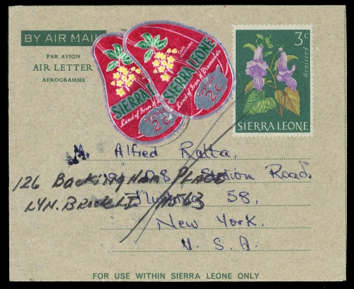 1965, Sierra Leone, LF 8, y u.a., Brief