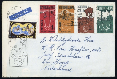 1962, Tschad, 70-74, Brief