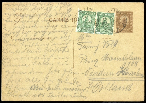 1927, Tunesien, P 28 u.a., Brief