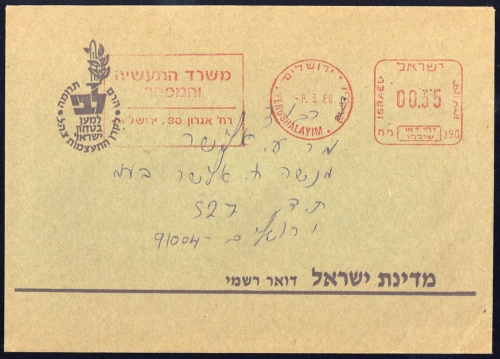1968, Israel, Brief