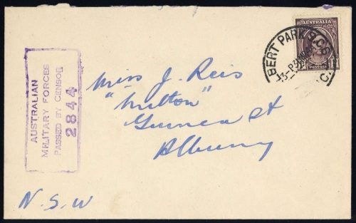 1944, Australien, 163, Brief