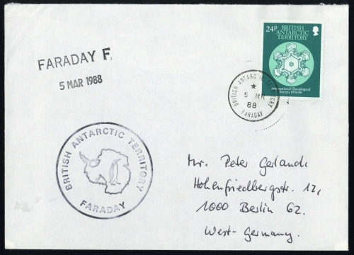 Britische Gebiete in der Antarktis, 137, Brief