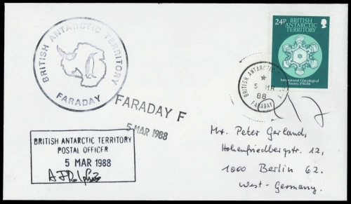 Britische Gebiete in der Antarktis, 137, Brief