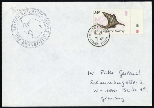 Britische Gebiete in der Antarktis, 167, Brief