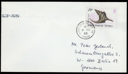 Britische Gebiete in der Antarktis, 167, Brief