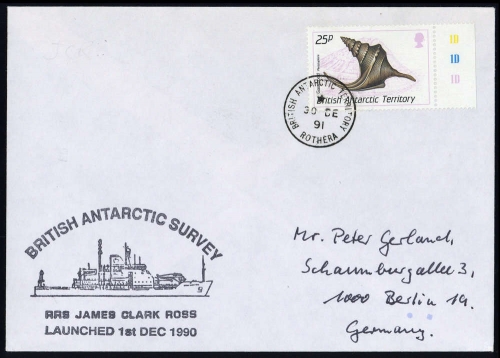 Britische Gebiete in der Antarktis, 167, Brief