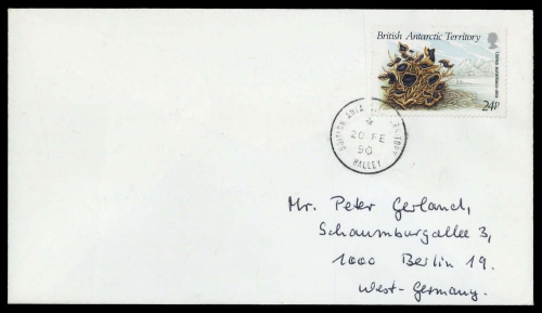 Britische Gebiete in der Antarktis, 167, Brief
