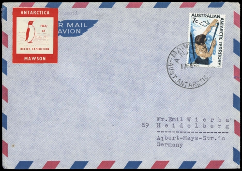 Australische Gebiete in der Antarktis, 12, Brief