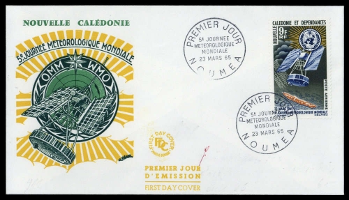 1965, Neukaledonien, 411, FDC