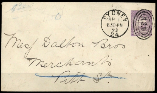 1888, Neusuedwales, U 7, Brief