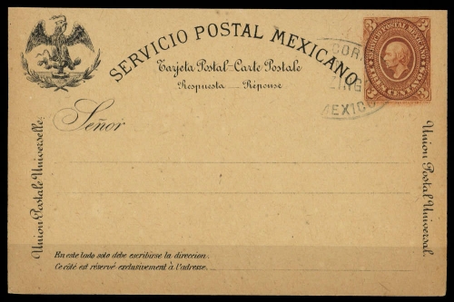 1885, Mexiko, P 15 A, Brief