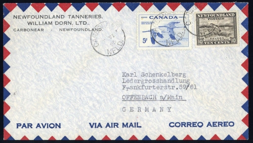 1942, Neufundland, 178 C, C 301, Brief