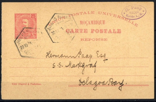 1903, Mocambique, P 9 A, Brief