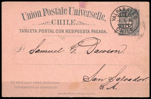 1887, Chile, P 16, Brief