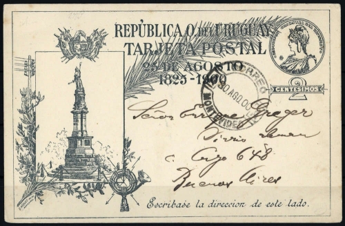 1900, Uruguay, P 24 b, Brief