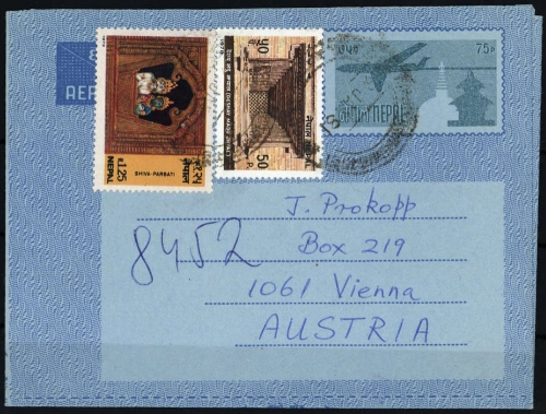 1978, Nepal, 363 u.a., Brief