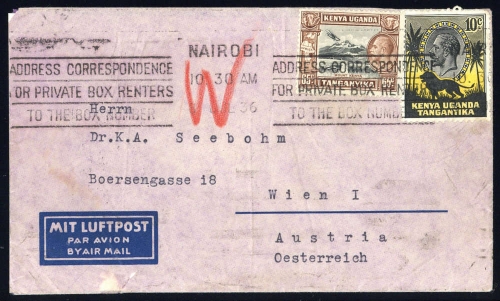 1935, Ostafrikanische Gemeinschaft, 38, 33, Brief