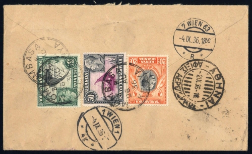 1935, Ostafrikanische Gemeinschaft, 37 u.a., Brief