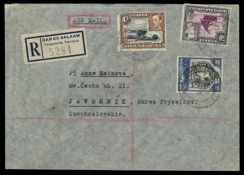 1938, Ostafrikanische Gemeinschaft, 62 u.a., Brief