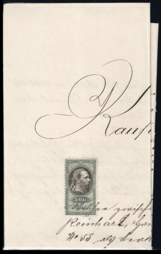 1875, Österreich, Brief