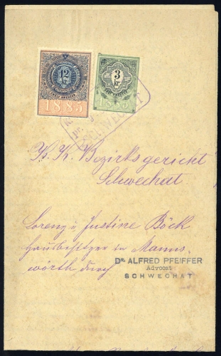 1885, Österreich, Brief