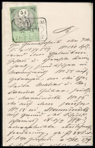 1881, Österreich, Brief