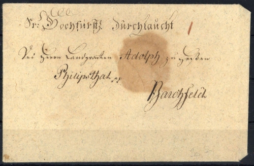 Altdeutschland Thurn und Taxis, Brief