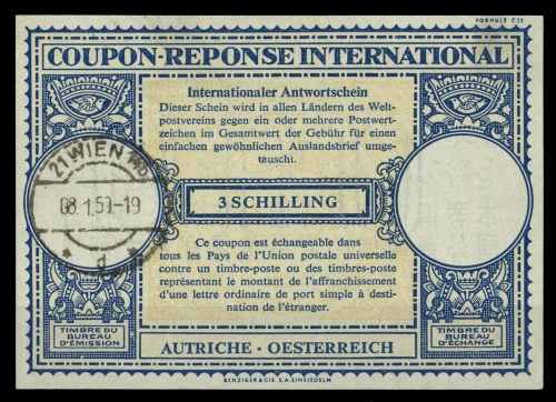 1954, Österreich, IAS 31 III, Briefst.