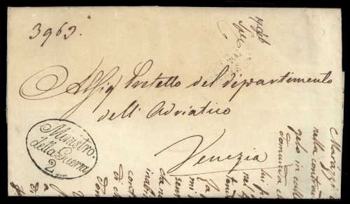 1812, Italien, Brief