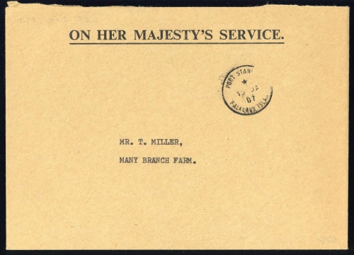 1987, Falkland, Brief