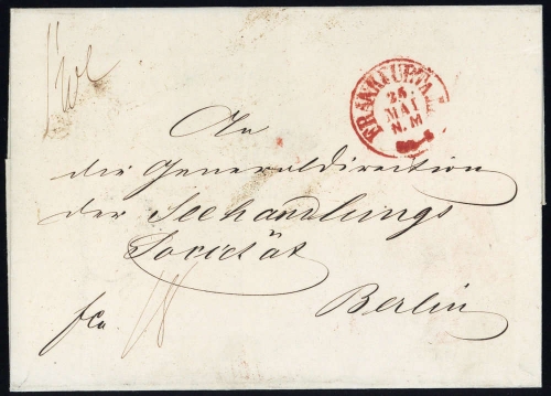 Altdeutschland Thurn und Taxis, Brief