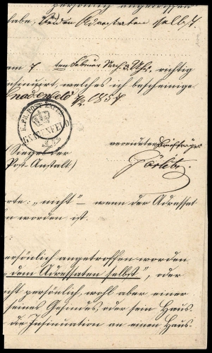 Altdeutschland Preussen, Brief