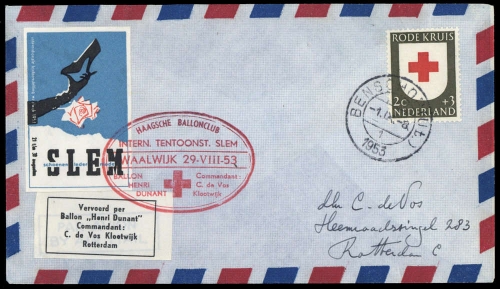 1953, Int.Organisationen,Rotes Kreuz,, 615, Brief