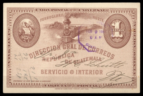 1895, Guatemala, P 5, Brief
