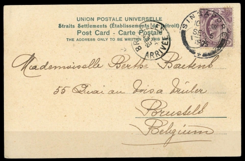 1904, Malaiische Staaten Straits Settlements, 97, Brief