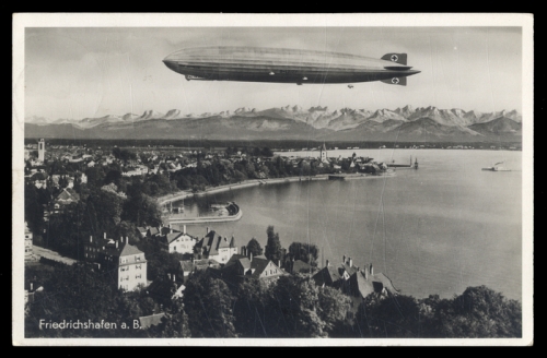 1935, Zeppelin,Zeppelin Postkarten,LZ 127, Brief