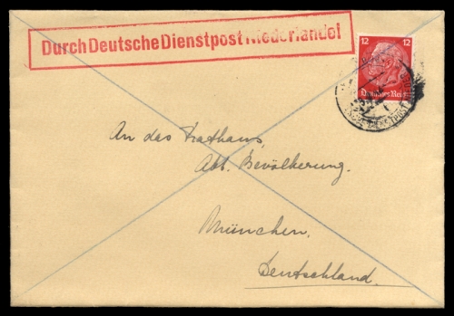 1942, Deutsches Reich, Brief