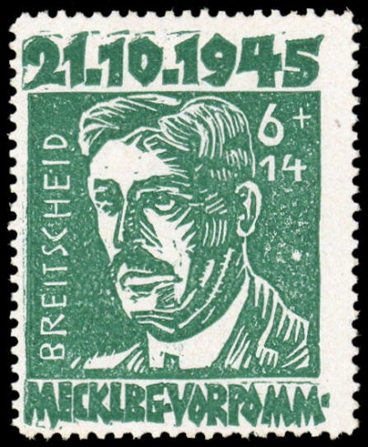 1945, SBZ Mecklenburg Vorpommern, 20 VII, *